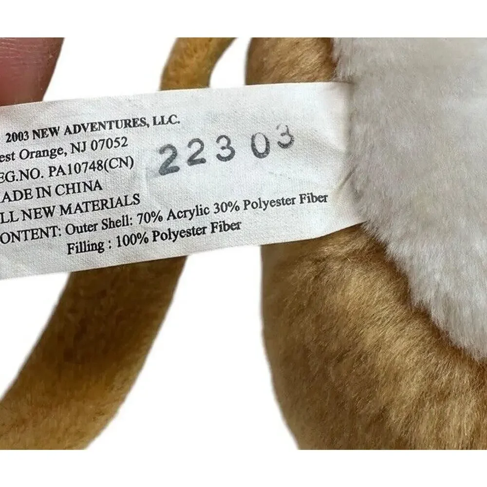 Vtg New Adventures Christmas Cat Plush Reads Twas The Night Before Christmas 10